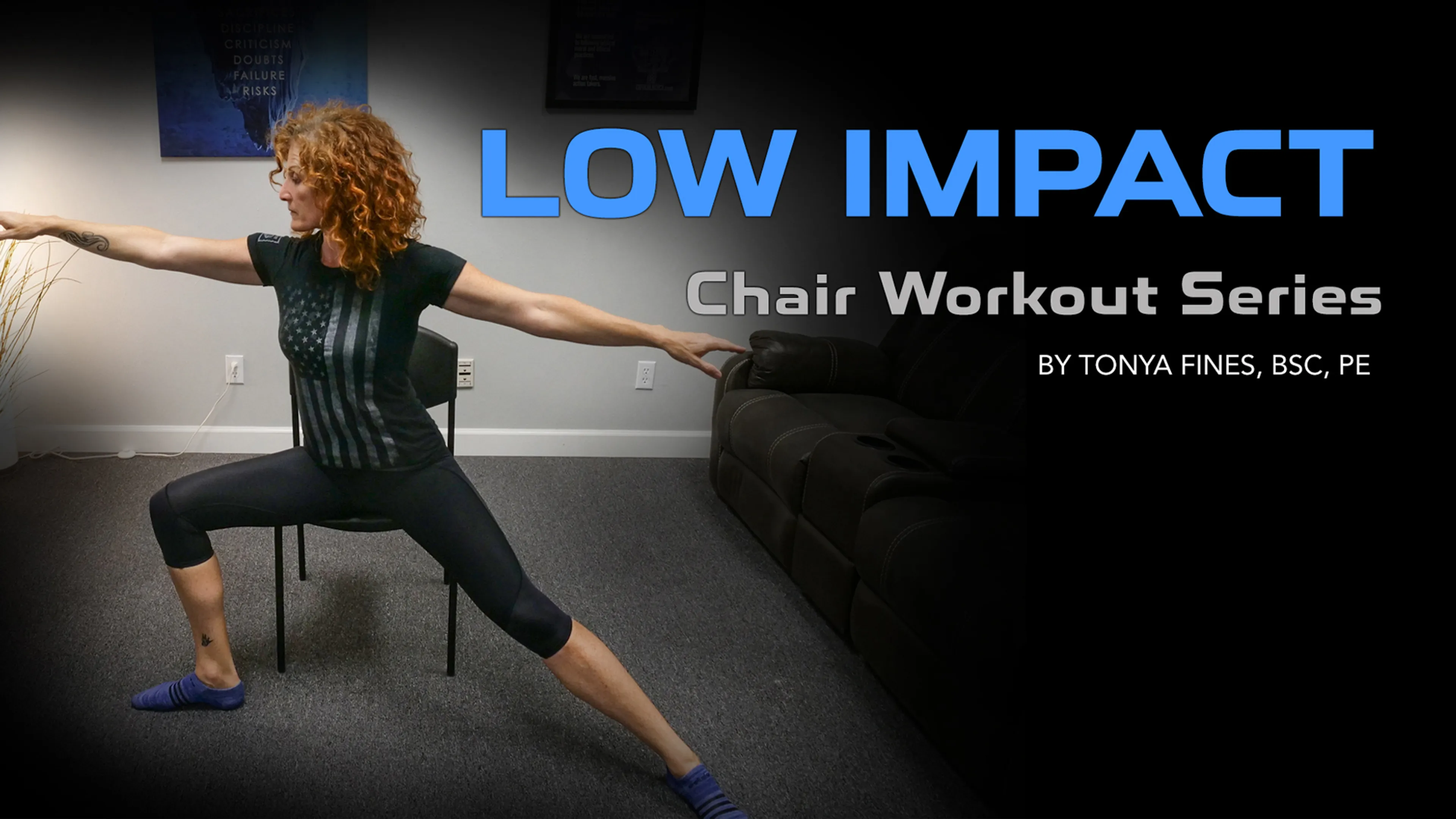 Low Impact Chair Workouts poster